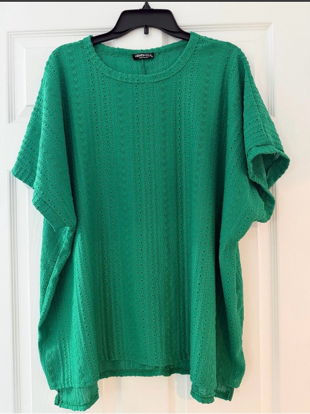 Heimish Green Knit Short-Sleeve Top